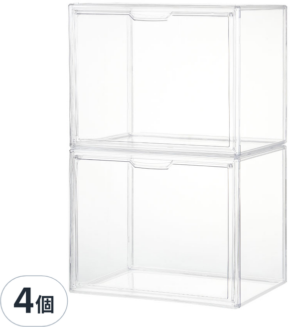 comet 多用途展示盒, 4個, 透明