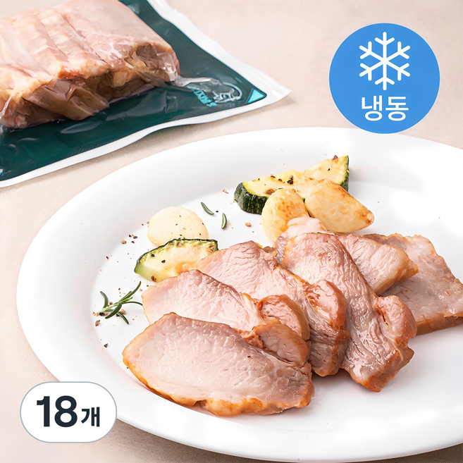 함께하닭 헬스앤 돈다리살 (냉동), 100g, 18개