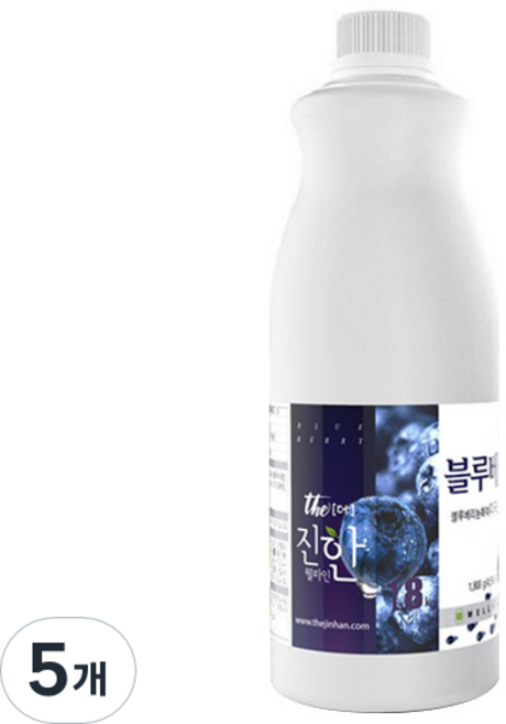 웰파인 더 진한 블루베리스무디, 1.8kg, 5개