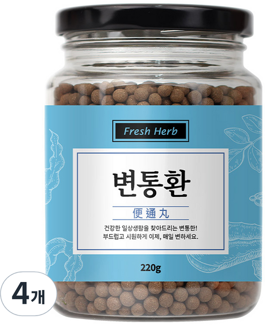 신선약초 변통환 알로에베라 차전자피 함초 다시마, 220g, 4개