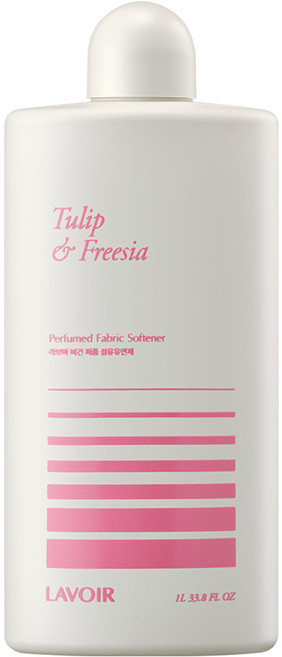 [비건라이프] 라브아 퍼퓸 비건 초고농축 섬유유연제 튤립 앤 프리지아 본품, 1L, 1개