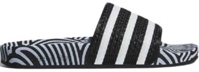 adidas 愛迪達 Adilette 拖鞋 FY159, 235, CBLACK + FTWWHT + BLUBIR(FY1592)