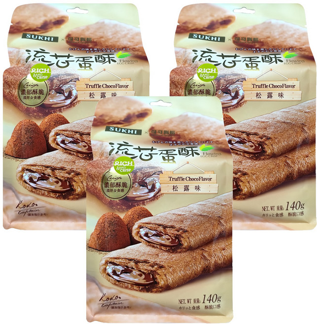 SUKHI 流芯蛋酥 松露味, 140g, 3包
