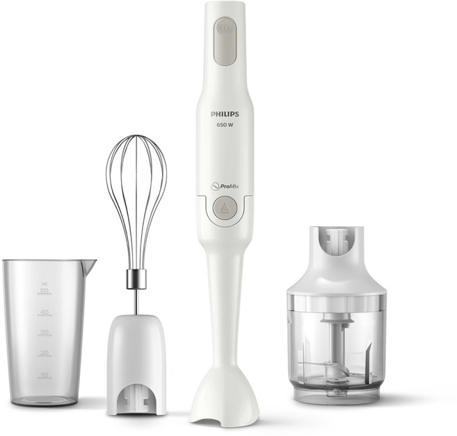 필립스 데일리 핸드블렌더 3000 시리즈 HR2533/00 다지기&휘핑기 구성 화이트 - 핸드블렌더
