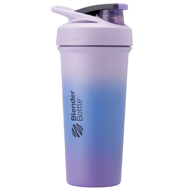 Blender Bottle Sleek SS 按壓式不銹鋼搖搖杯, 夢幻丁香紫, 740ml, 1個