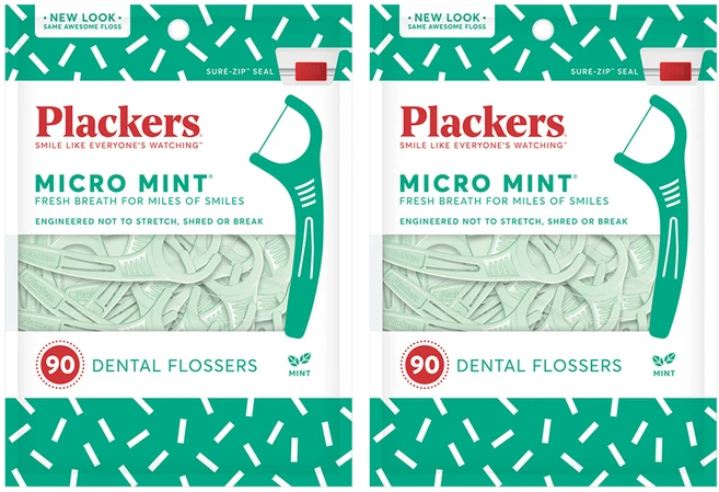 플랙커스 마이크로 민트 치실, 8cm, 90개입, 2개 - 쿠팡