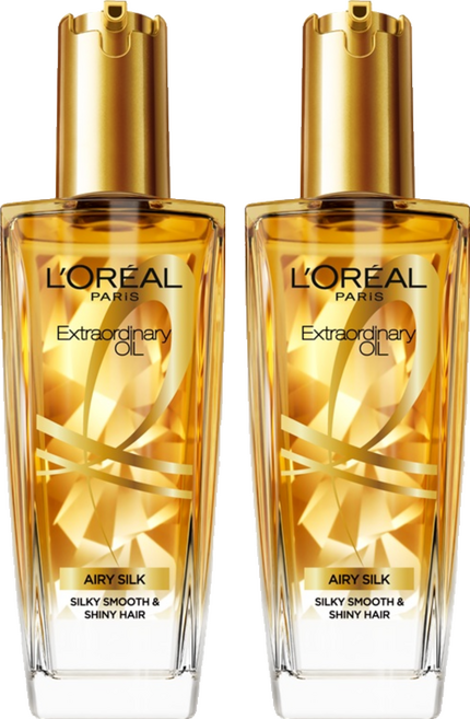 L'OREAL PARiS 巴黎萊雅 金緻護髮精油 金色款, 100ml, 2瓶
