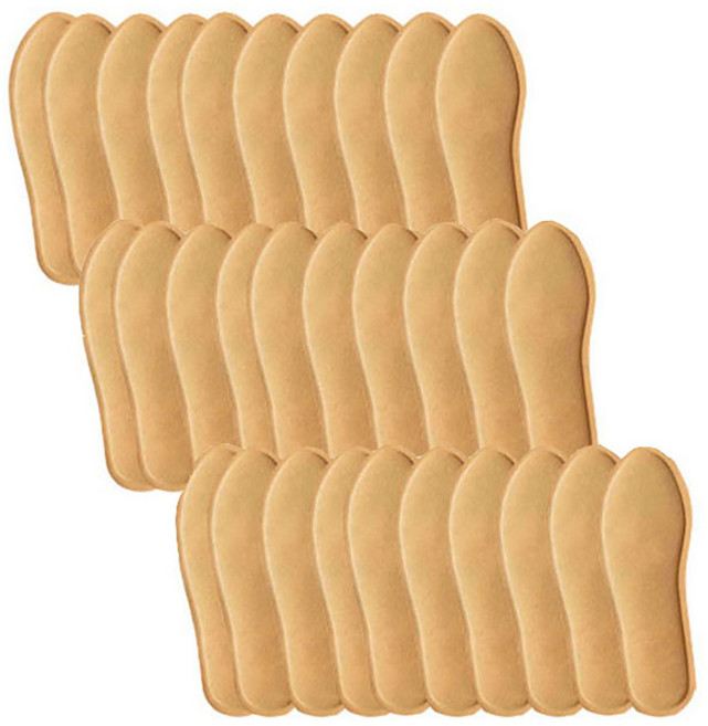 블루무역 남성용 발바닥 깔창 핫팩 L, 30개