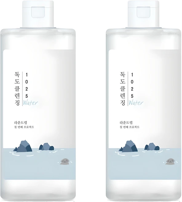 라운드랩 1025 독도 클렌징워터, 400ml, 2개 - 쿠팡