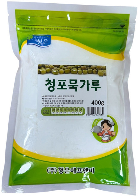 청은에프엔비 청포묵가루, 400g, 1개