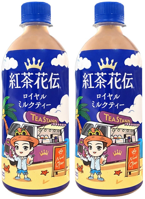 紅茶花伝 極品皇家奶茶 包裝款式隨機, 440ml, 2瓶