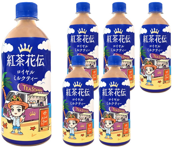 紅茶花伝 極品皇家奶茶 包裝款式隨機, 440ml, 6瓶