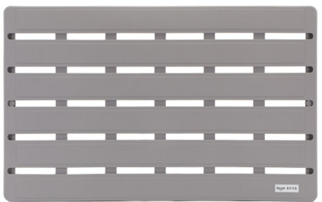 좋은쓰임 논슬립 다용도 발판 80 x 50 x 3 cm, 그레이, 1개