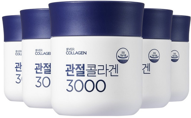 에버콜라겐 관절콜라겐 3000 75.6g, 84정, 5개