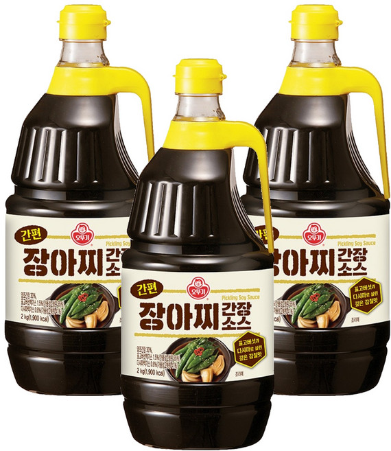 오뚜기 간편 장아찌 소스, 2kg, 3개