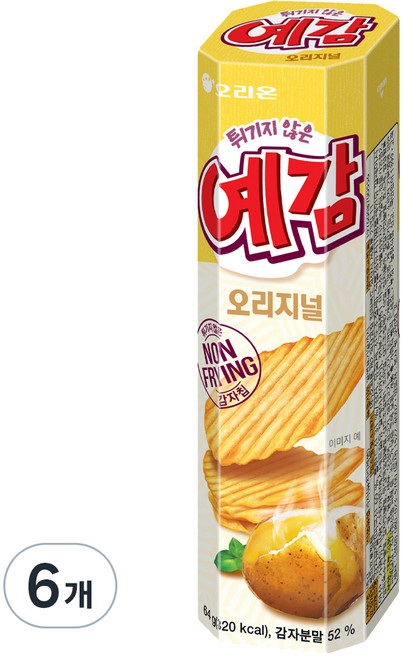 오리온 예감 오리지널, 64g, 6개