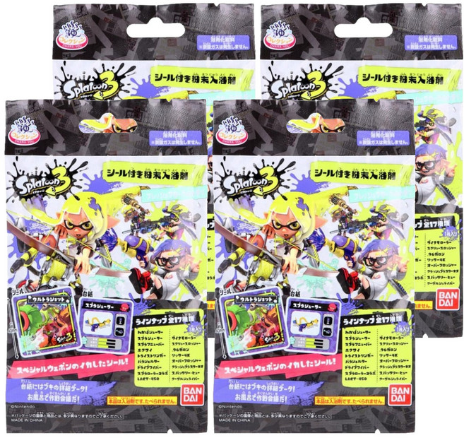 BANDAI 斯普拉遁3入浴粉, 18g, 4包