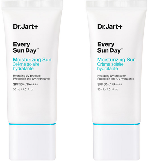 닥터자르트 에브리 선 데이 모이스처라이징 선크림 SPF50+ PA++++, 30ml, 2개