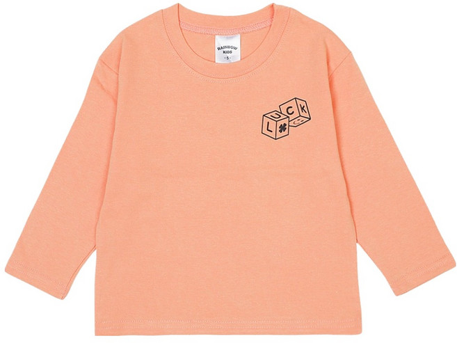 레인보우키즈 아동용 럭키클로버 긴팔티