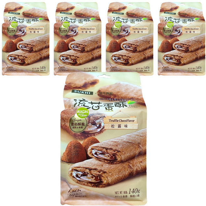 SUKHI 流芯蛋酥 松露味, 140g, 5包