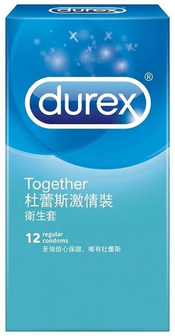 durex 杜蕾斯 激情裝衛生套 闊度52.5mm, 12個, 1盒
