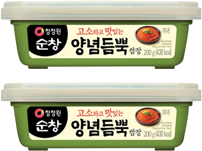 청정원 순창 양념듬뿍 쌈장, 200g, 2개