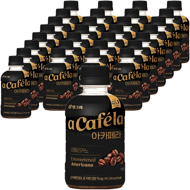 아카페라 아메리카노, 240ml, 100개