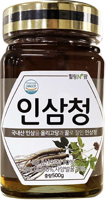 힐링앤팜 인삼청, 500g, 1개