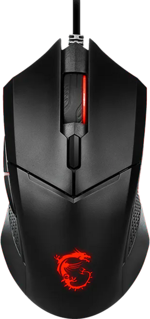 msi 微星 電競滑鼠, CLUTCH GM08, 黑色