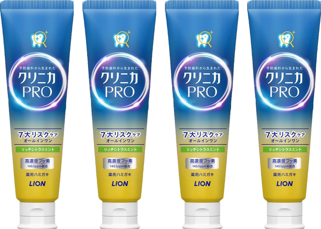 LION 獅王 固齒佳 PRO 酵素牙膏 療癒柑橘 高密著氟素 持久保護 雙A淨白微粒