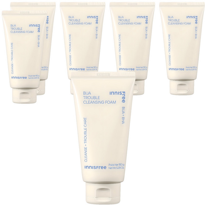 이니스프리 New 비자 바하 트러블 클렌징 폼, 150g, 6개
