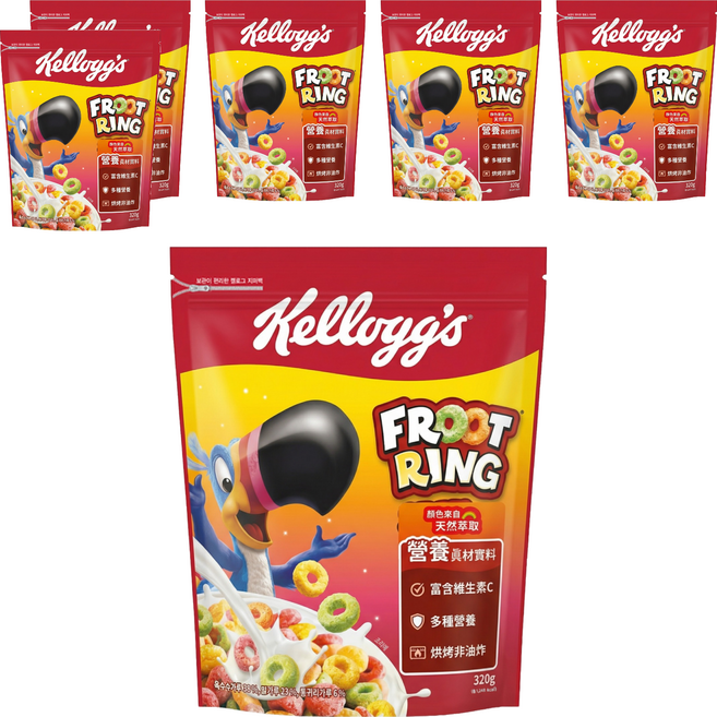 Kellogg's 家樂氏 FROOT RING 香果圈, 320g, 6包