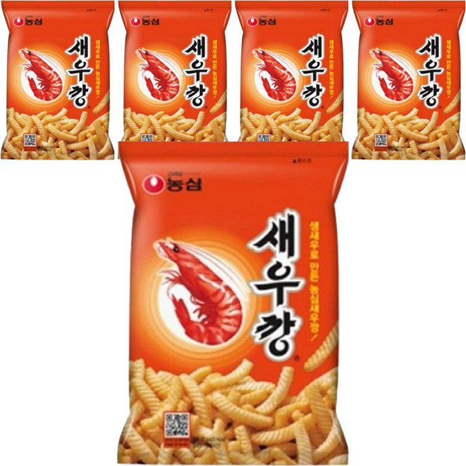 새우깡, 180g, 5개