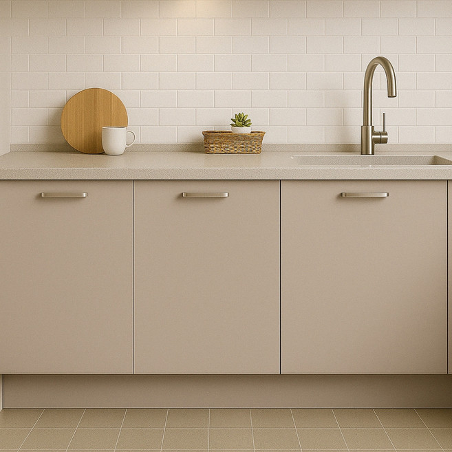 데코리아 현대 셀프 시공 생활방수 접착식 단색 칼라 방염 시트지 필름 SOLID L, 브라운카키 613