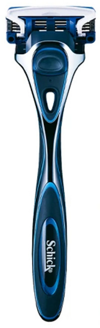 Schick 舒適牌 水次元5辨型刮鬍刀 刀把 + 刀片, 1組, 1組