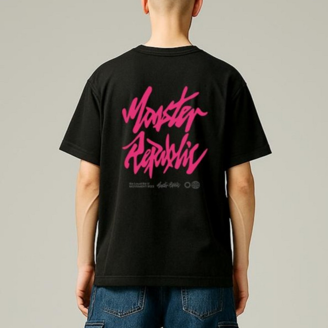 몬스터리퍼블릭 어센틱 로고 핑크 티셔츠 8123