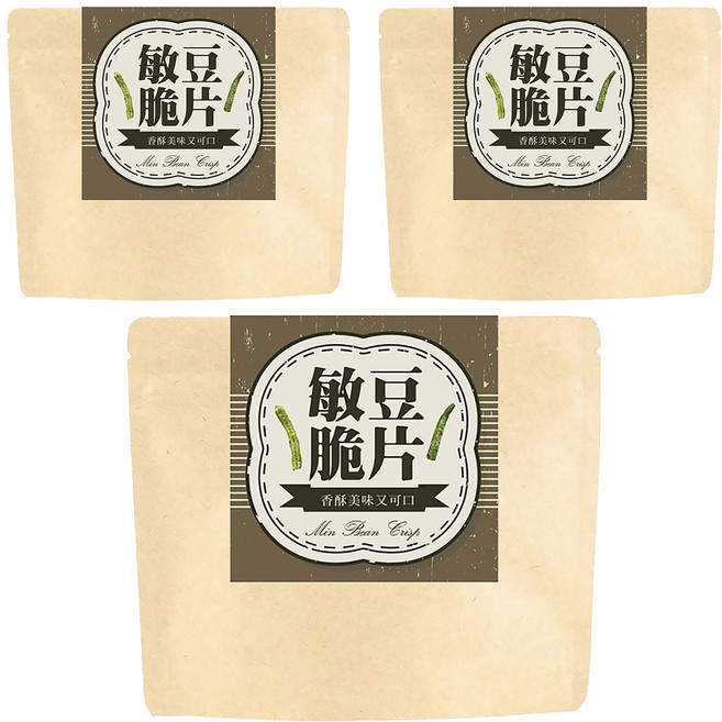 Cammie 佳美 敏豆脆片, 3包, 40g
