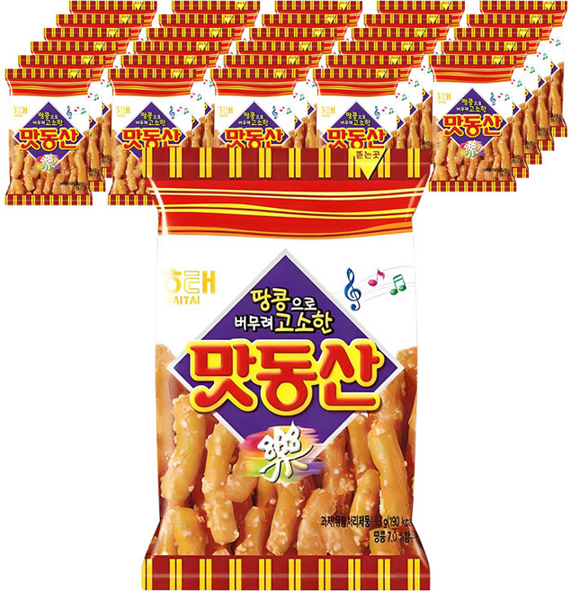 해태제과 맛동산, 38g, 60개