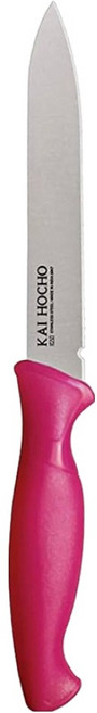 KAI 貝印 11.2cm 桃紅色 水果刀 小萬用廚師刀 廚房用刀 菜刀 IN5131 144124 1支
