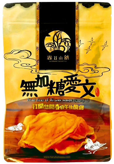HARUHI SHOPPU 春日小舖 無加糖愛文芒果乾, 140g, 1包