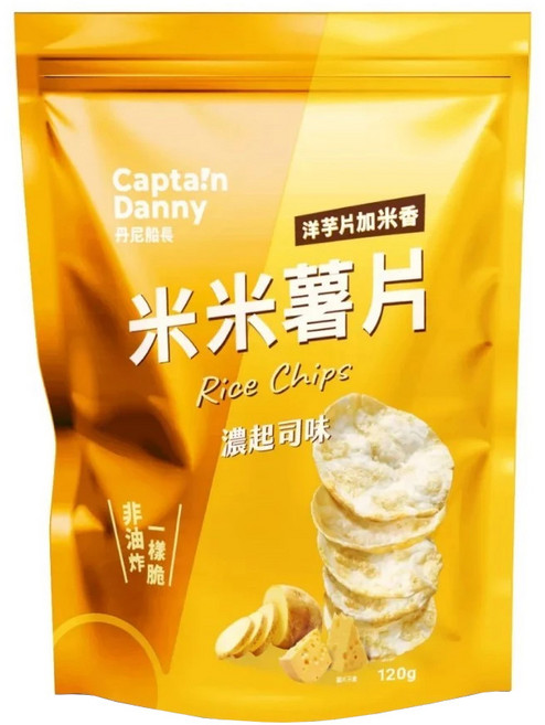 Captain Danny 丹尼船長 米米薯片濃起司味, 120g, 1包