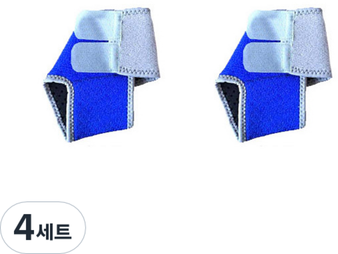 O2메디칼 어린이 발목보호대 좌우세트 블루, 4세트