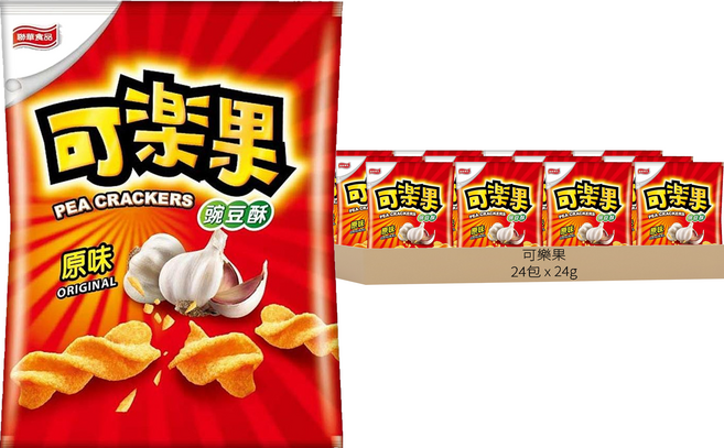 可樂果 碗豆酥 原味, 24包, 24g