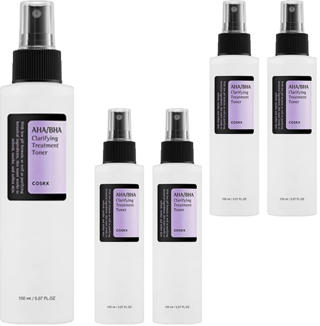 코스알엑스 아하 바하 클래리파잉 트리트먼트 토너, 150ml, 5개 - 쿠팡