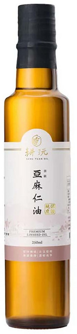 GENG YUAN 耕沅 100%頂級亞麻仁油, 250ml, 1瓶