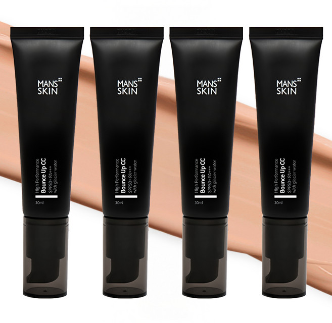 맨즈스킨 하이퍼포먼스 바운스업CC 남성 씨씨크림 30ml, 4개