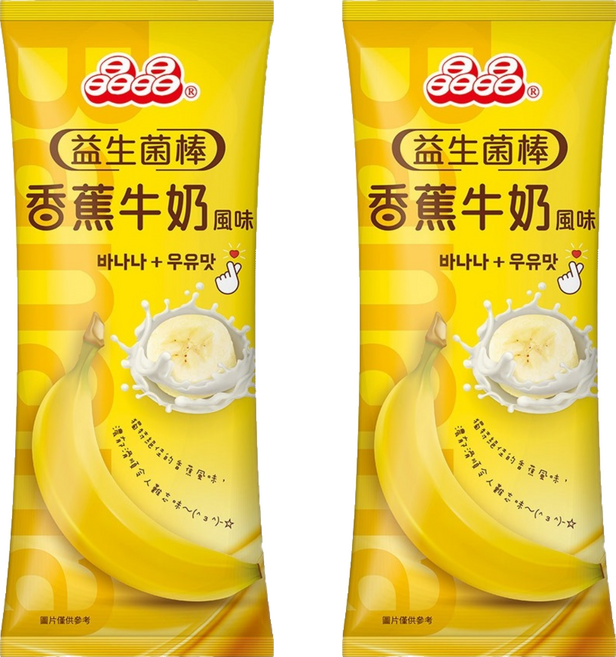 晶晶 益生菌香蕉牛奶風味棒, 680g, 2包