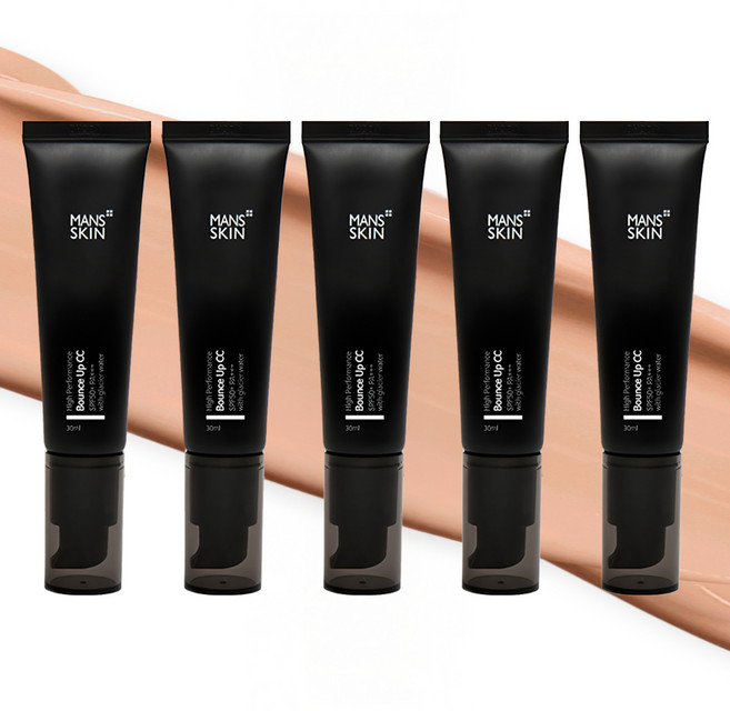 맨즈스킨 하이퍼포먼스 바운스업CC 남성 씨씨크림 30ml, 5개