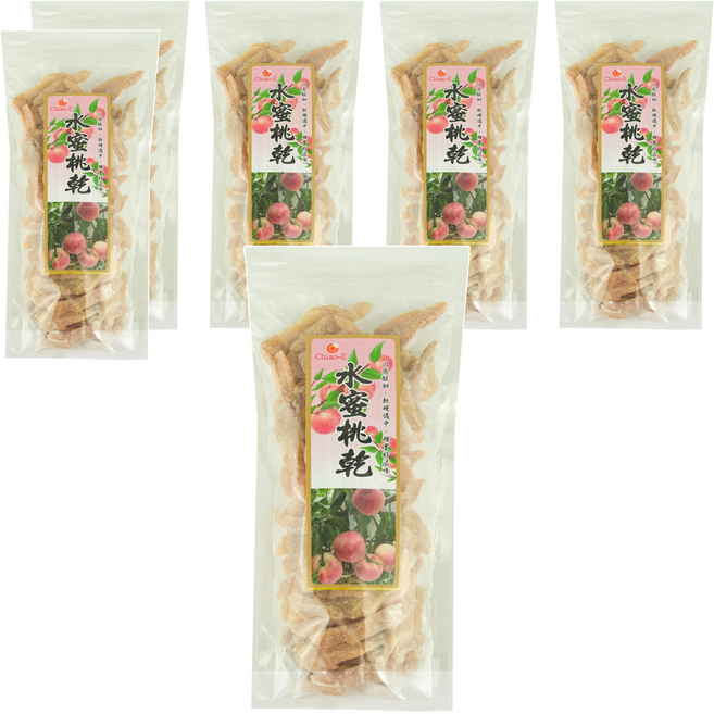 Chiao-E 巧益 水蜜桃乾, 280g, 6包