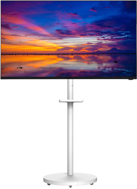 카멜마운트 이동식 모니터 스탠드 SMB32, 화이트, 1개